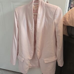 LOFT Blush Pink Open-Front Blazer